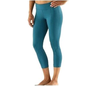 Prana Teal Capri Leggings